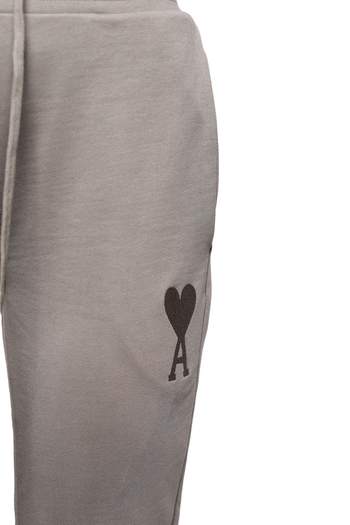 AMI Paris Organic Jersey Sweatpants Beige