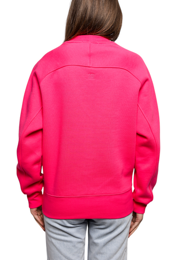 AMI Paris Embroidered Sweatshirt Pink