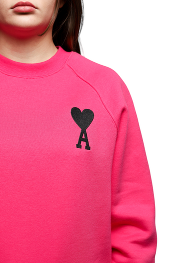 AMI Paris Embroidered Sweatshirt Pink