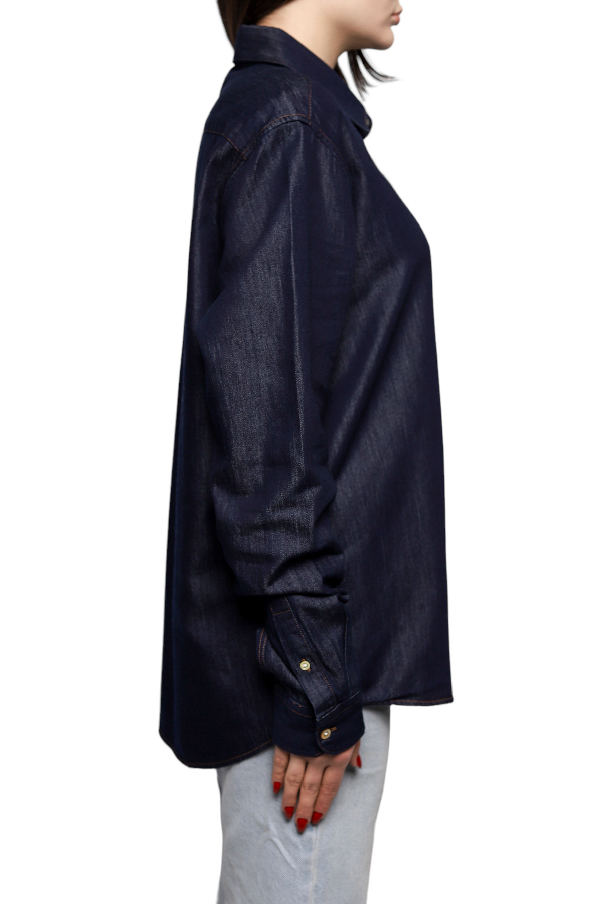 AMI Paris Ami De Coeur Denim Shirt