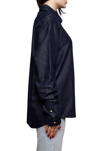 AMI Paris Ami De Coeur Denim Shirt