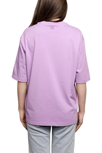 AMI Paris Exclusive Ami De Coeur T-Shirt Light Purple