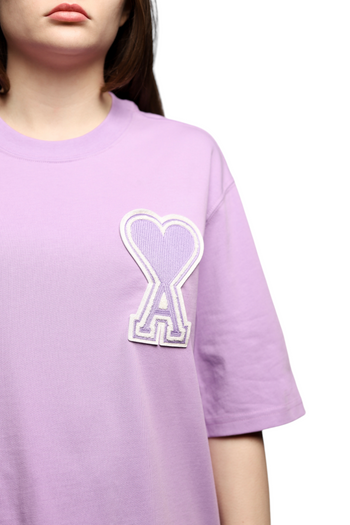 AMI Paris Exclusive Ami De Coeur T-Shirt Light Purple