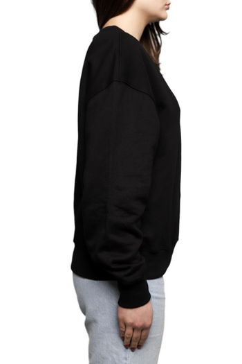 AMI Paris oversize Ami de Coeur patch sweatshirt Black