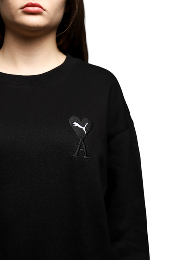 AMI Paris x Puma Crewneck Sweatshirt Black