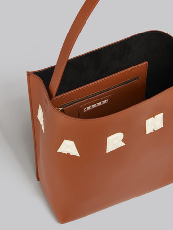 Marni Museo Small Hobo Bag Brown