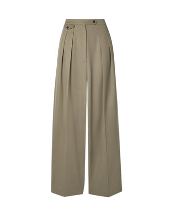 The Row Marcellita Pant in Virgin Wool Ash