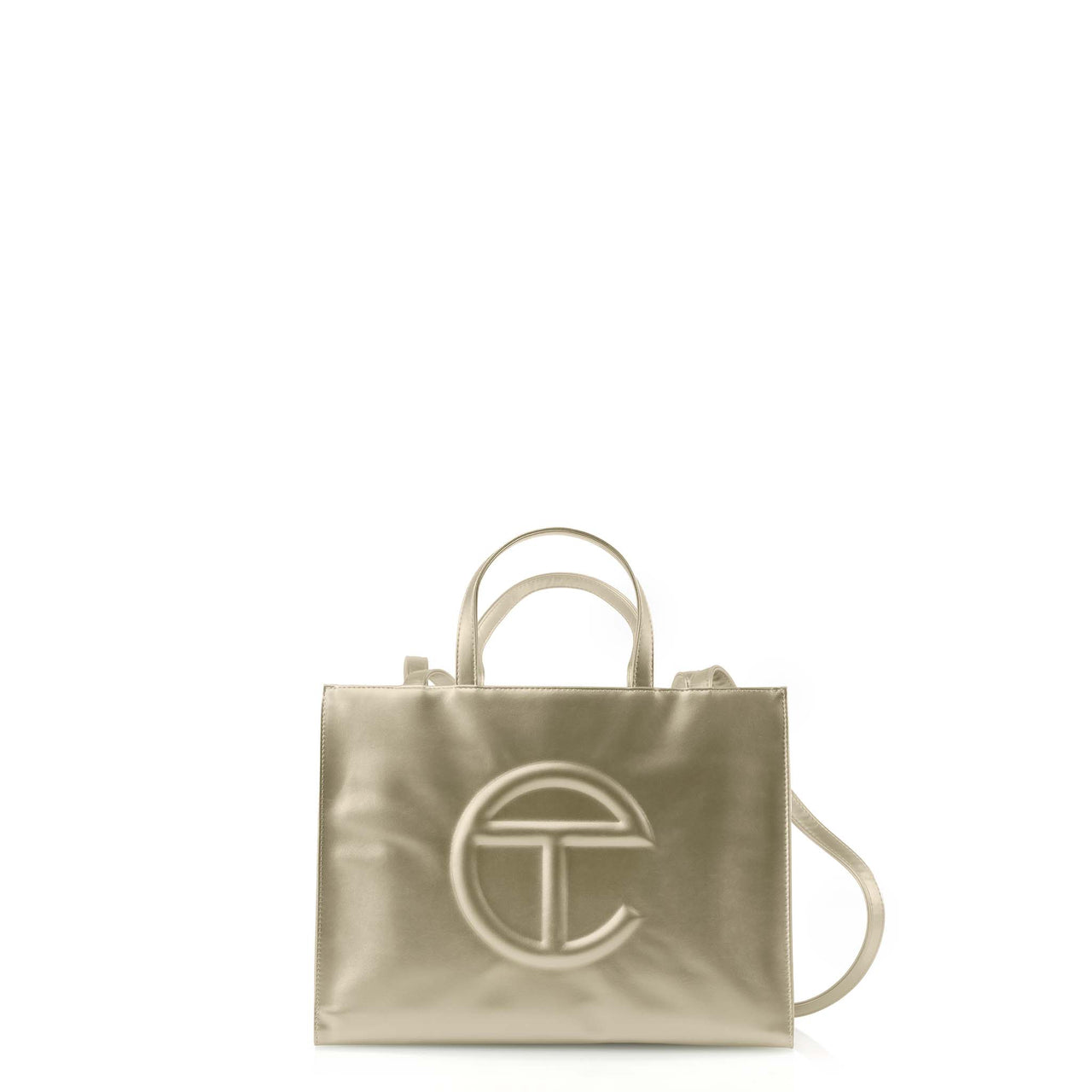 Telfar Medium Shopping Bag Gold