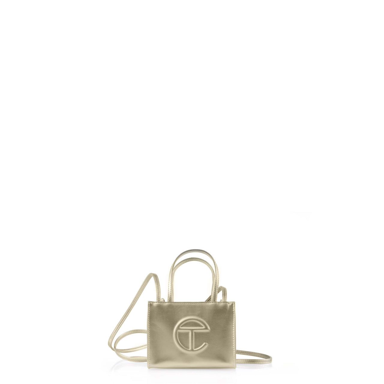 Telfar Small Shopping Bag Gold