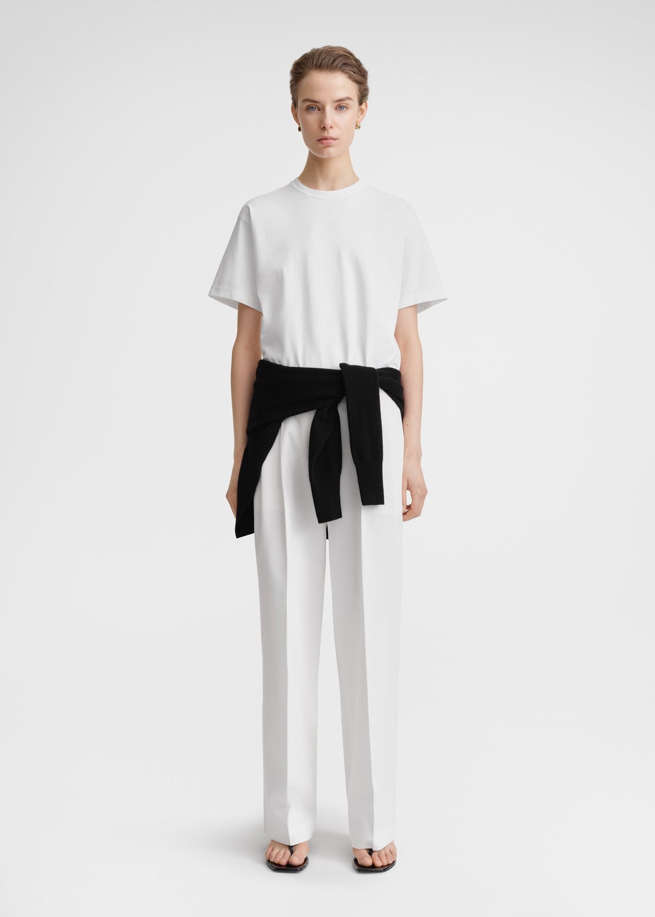 Toteme Oversized Cotton Tee White