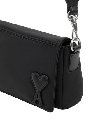 AMI Paris Marcel Nylon Lunch Box Bag Black