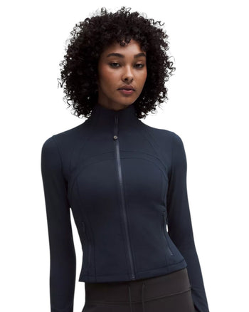 Lululemon Define Cropped Jacket Nulu True Navy