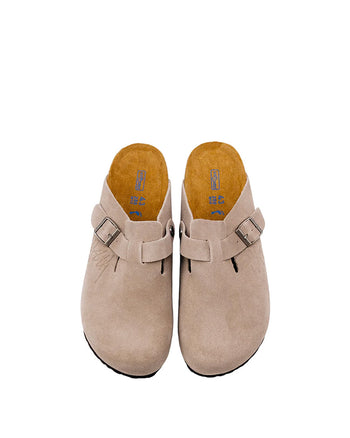 Birkenstock x Stussy Boston Suede Taupe