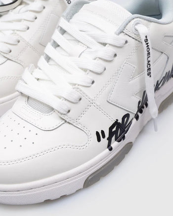 Off White Out Of Office 'For Walking' Sneakers White-Black