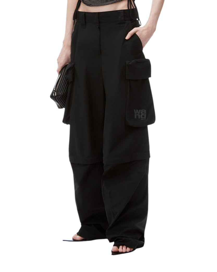 Alexander Wang Cargo Pants With Oversize Pockets Black