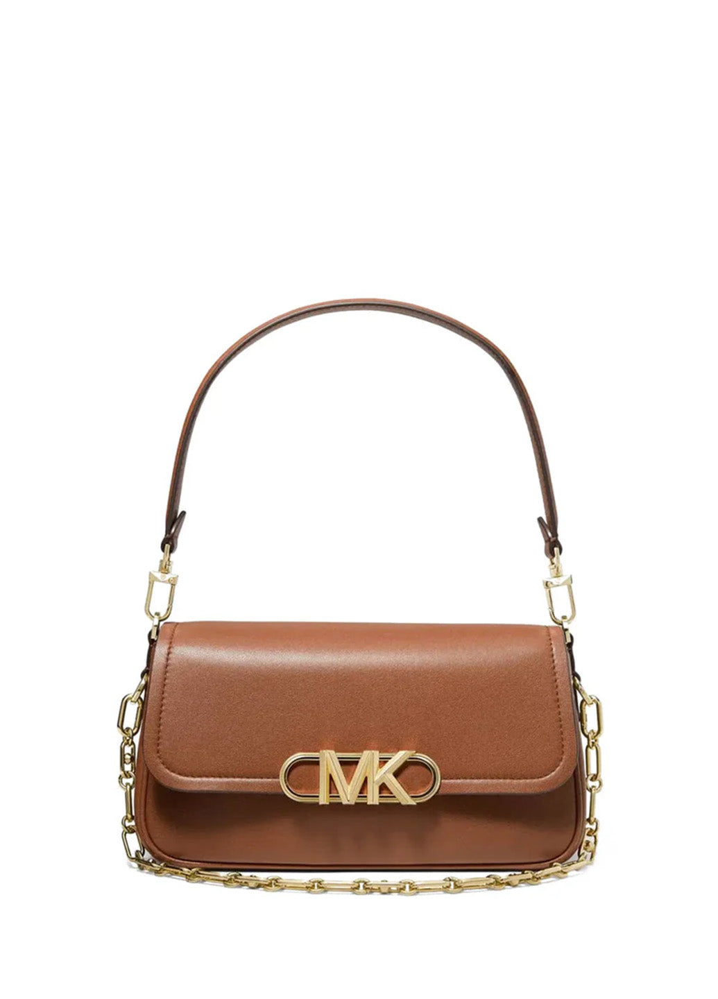 Michael Kors Parker Medium Leather Shoulder Bag Luggage