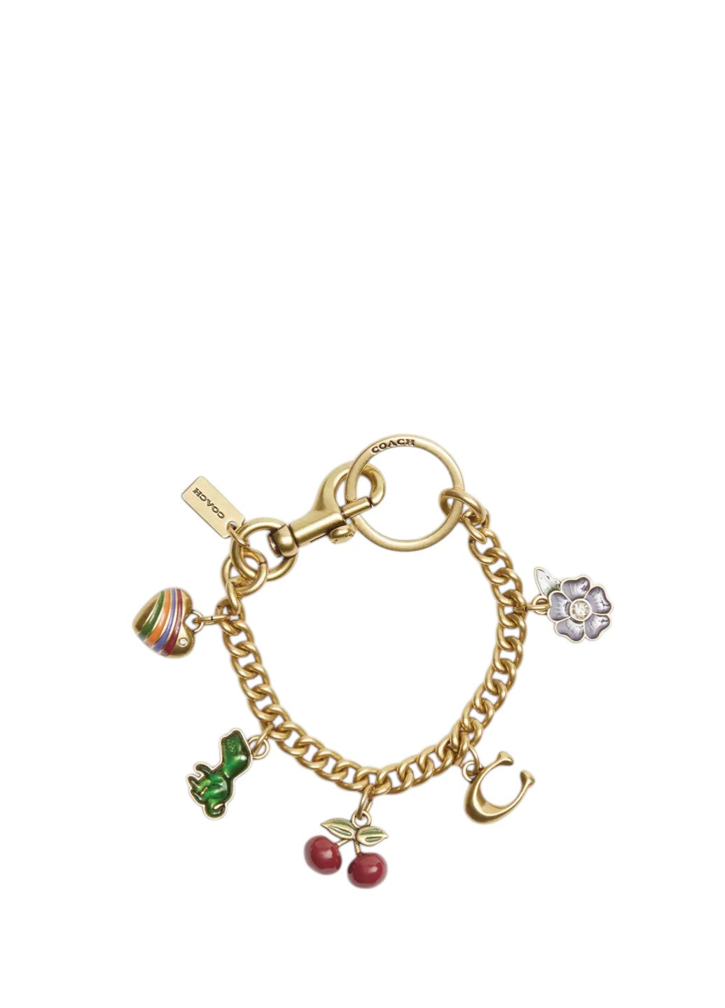 Coach Motif Chain Bag Charm