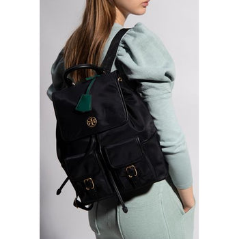 Tory Burch Logo-Plaque Backpack