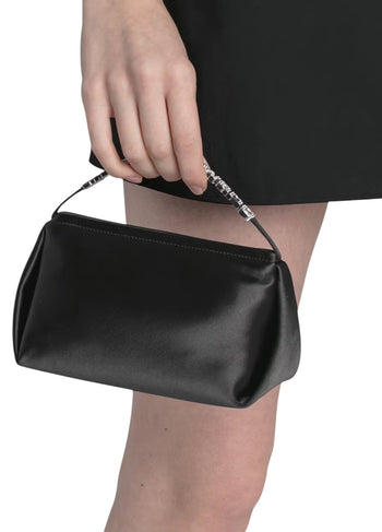Alexander Wang Marquess Micro Bag Satin Black