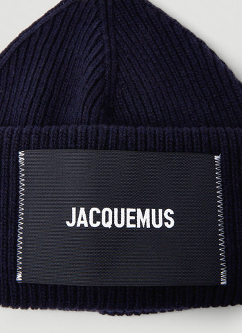 Jacquemus Le Papier Le Bonnet Beanie Black