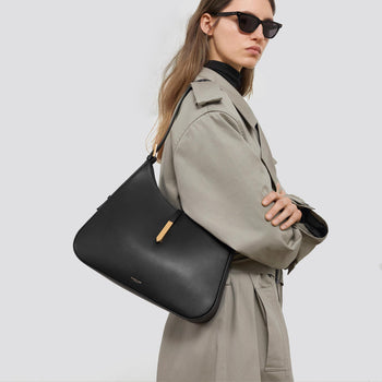 DeMellier The Large Tokyo Shoulder Bag Black