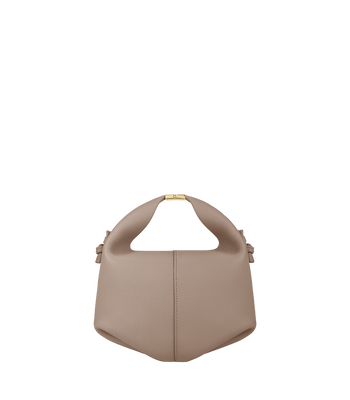 Polene Beri Textured Leather Taupe