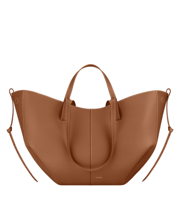 Polene Cyme Large Edition Textured Camel