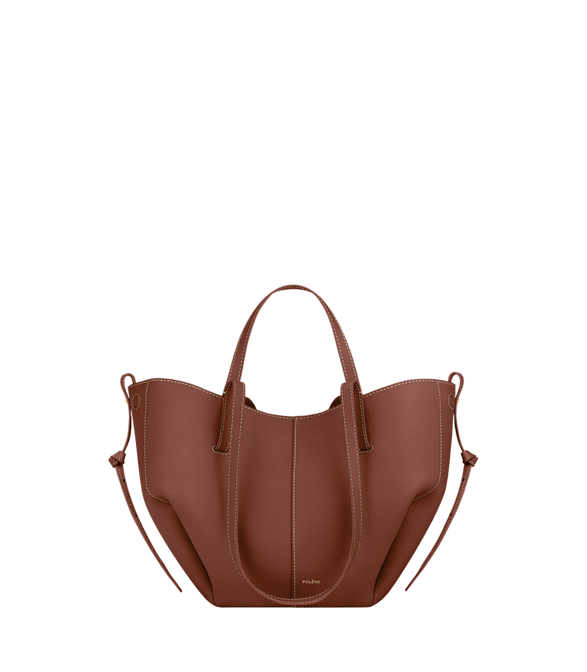 Polene Cyme Mini Edition Textured Cognac