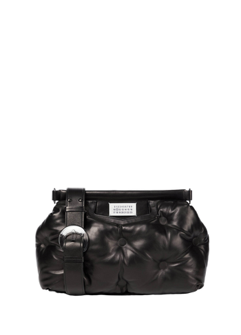 Maison Margiela Glam Slam Medium Leather shoulder Bag Black