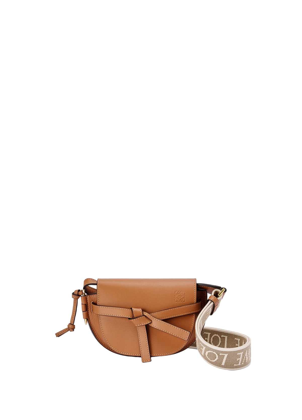Loewe Mini Gate Dual Bag Soft Calfskin Tan