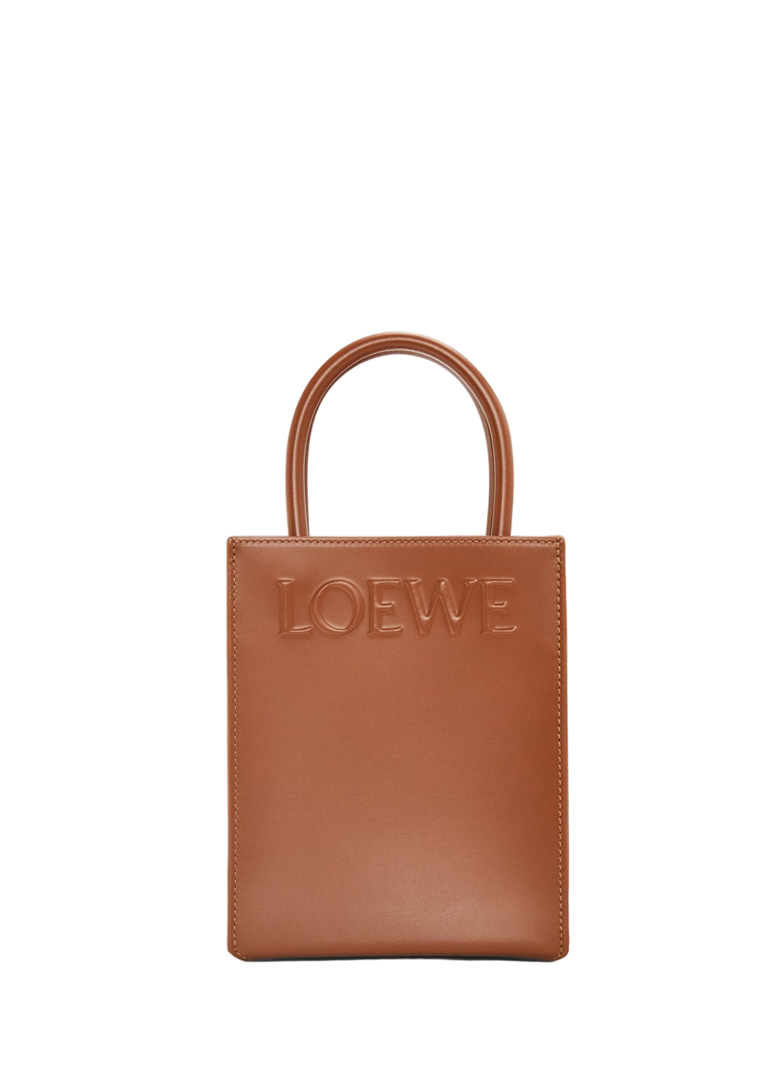 Loewe Standard A5 Tote Sleek Calfskin Tan