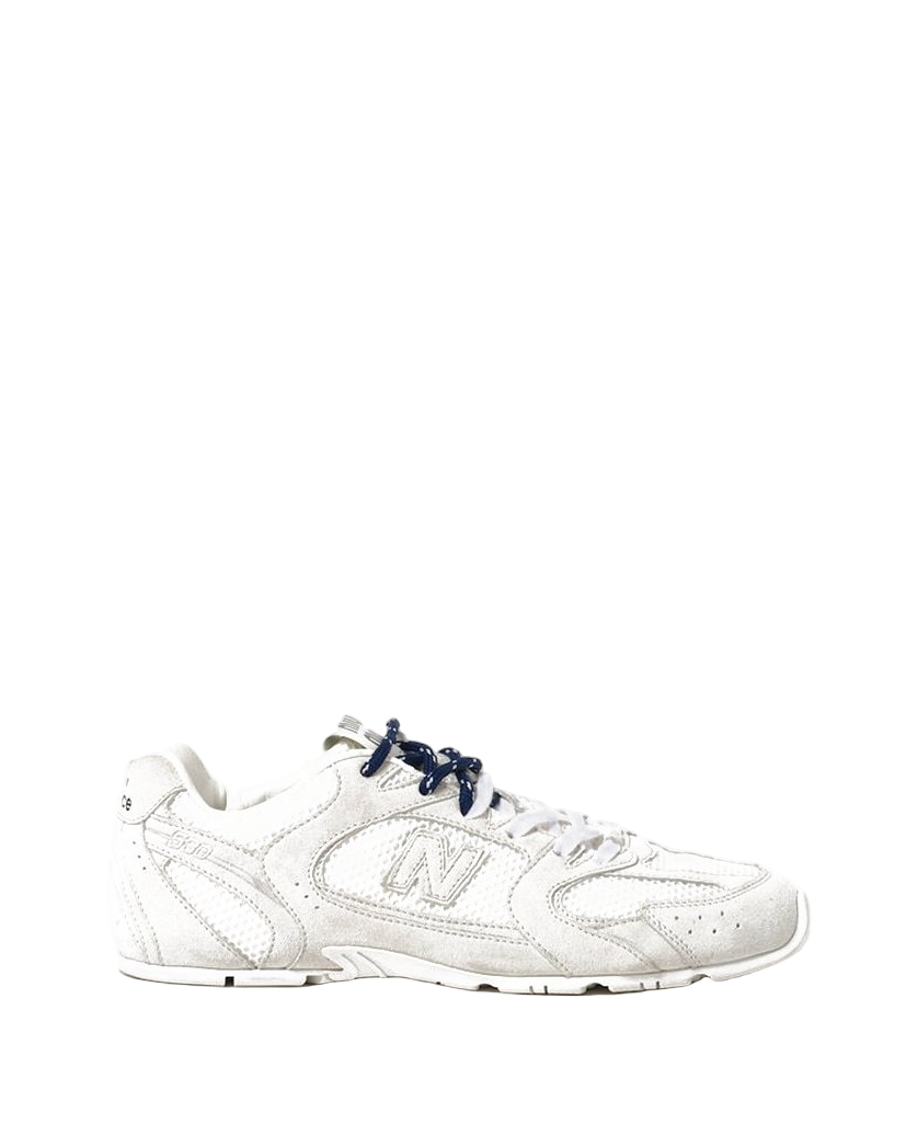 New Balance x Miu Miu 530 SL Suede And Mesh Sneakers White
