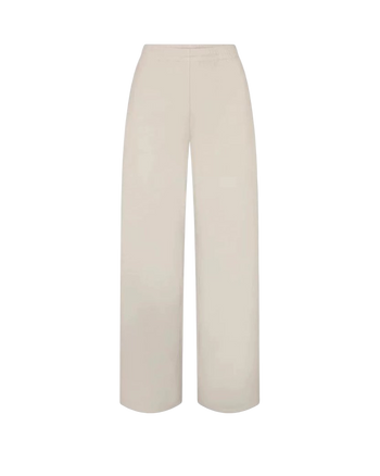 Skims French Terry Straight Leg Pant Ecru