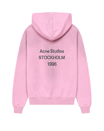 Acne Studios Logo Hoodie Candy Pink
