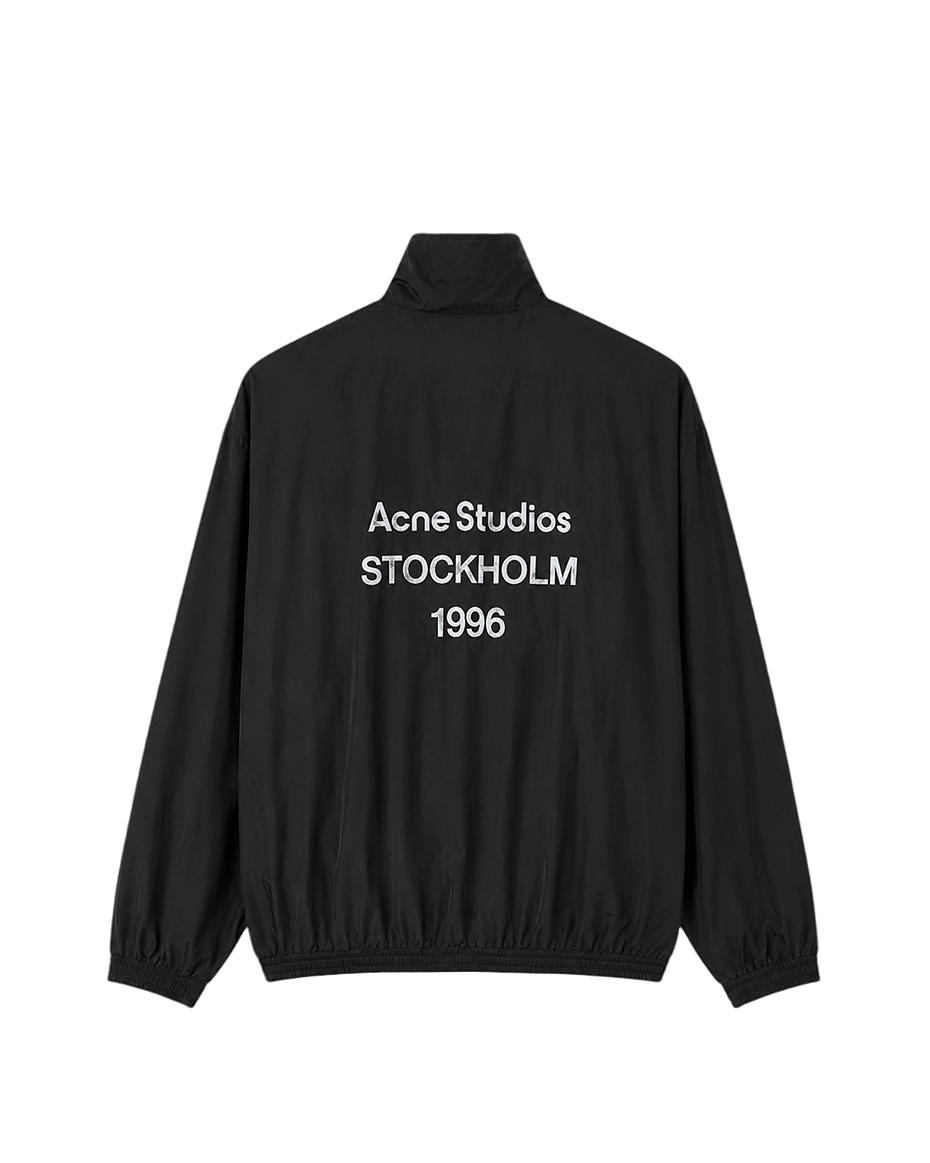 Acne Studios Logo Zipper Jacket Black