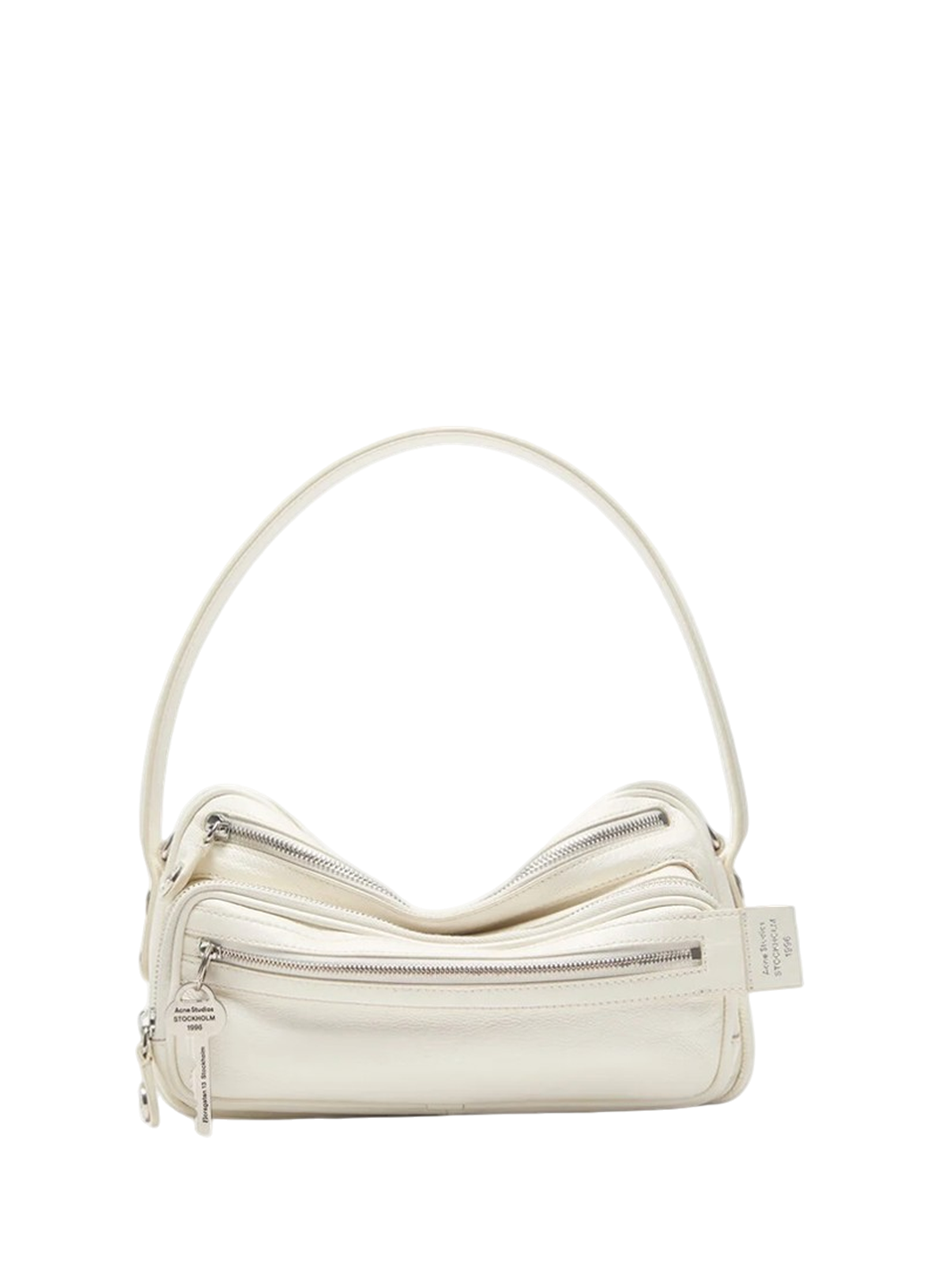 Acne Studios Camero Party Shoulder Bag Cream White