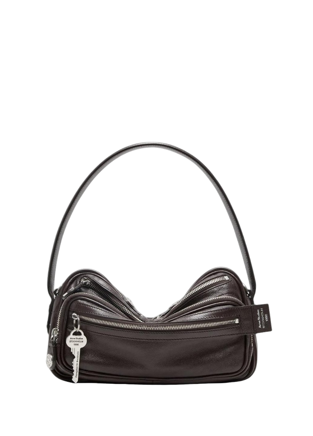 Acne Studios Camero Party Shoulder Bag Chocolate Brown