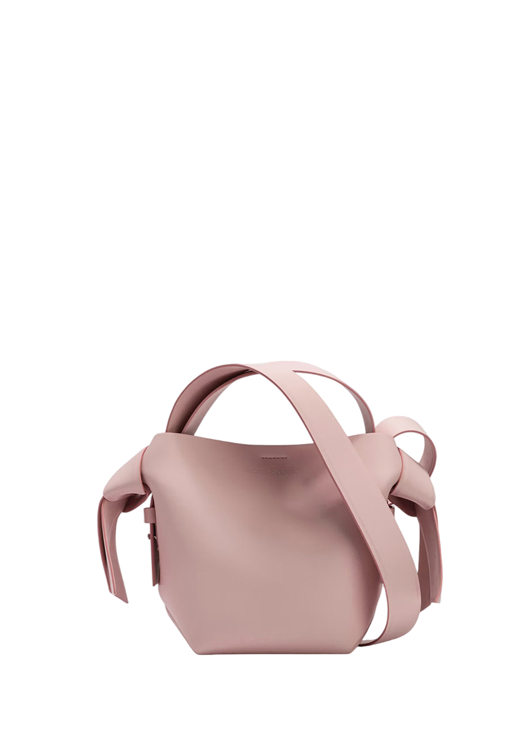 Acne Studios Musubi Small leather shoulder bag Pink