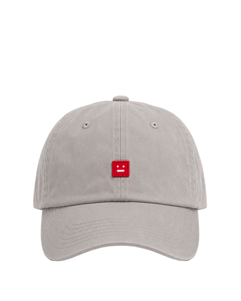 Acne Studios Micro Face Patch Cap Grey