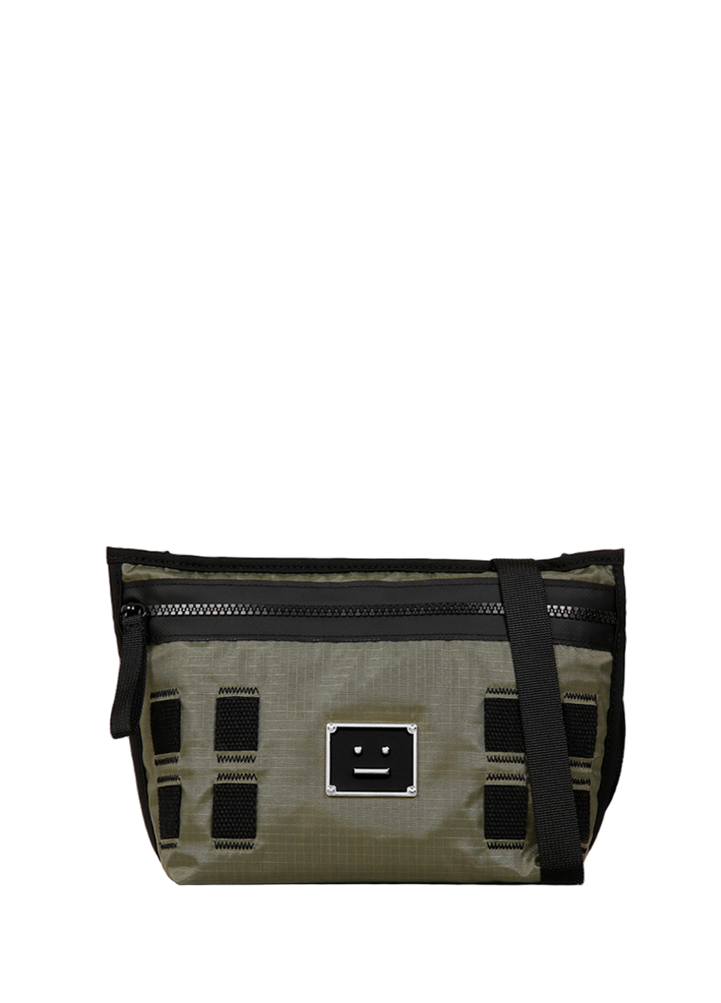 Acne Studios Logo plate belt bag Olive