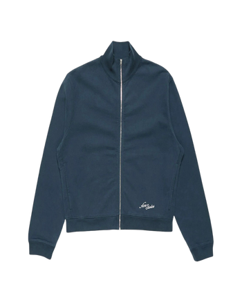 Acne Studios Zip-Up Sweatshirt Deep Blue