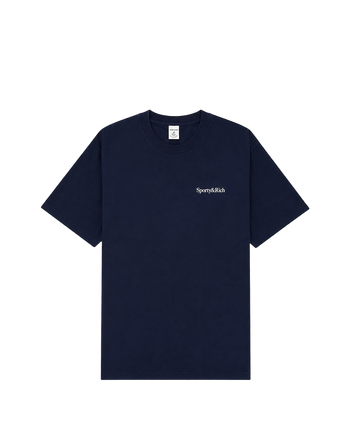 Sporty & Rich Health Is Wealth T-Shirt Navy