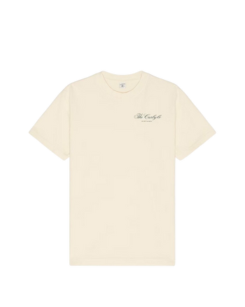 Sporty & Rich The Carlyle Souvenir T-Shirt Cream