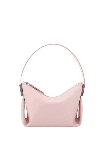 Osoi Bean Leather Shoulder Bag Pink