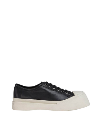 Marni Leather Pablo Lace-Up Sneaker Black