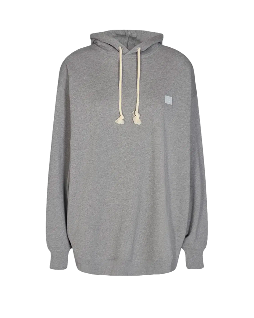 Acne Studios Appliquéd Hoodie Grey Melange