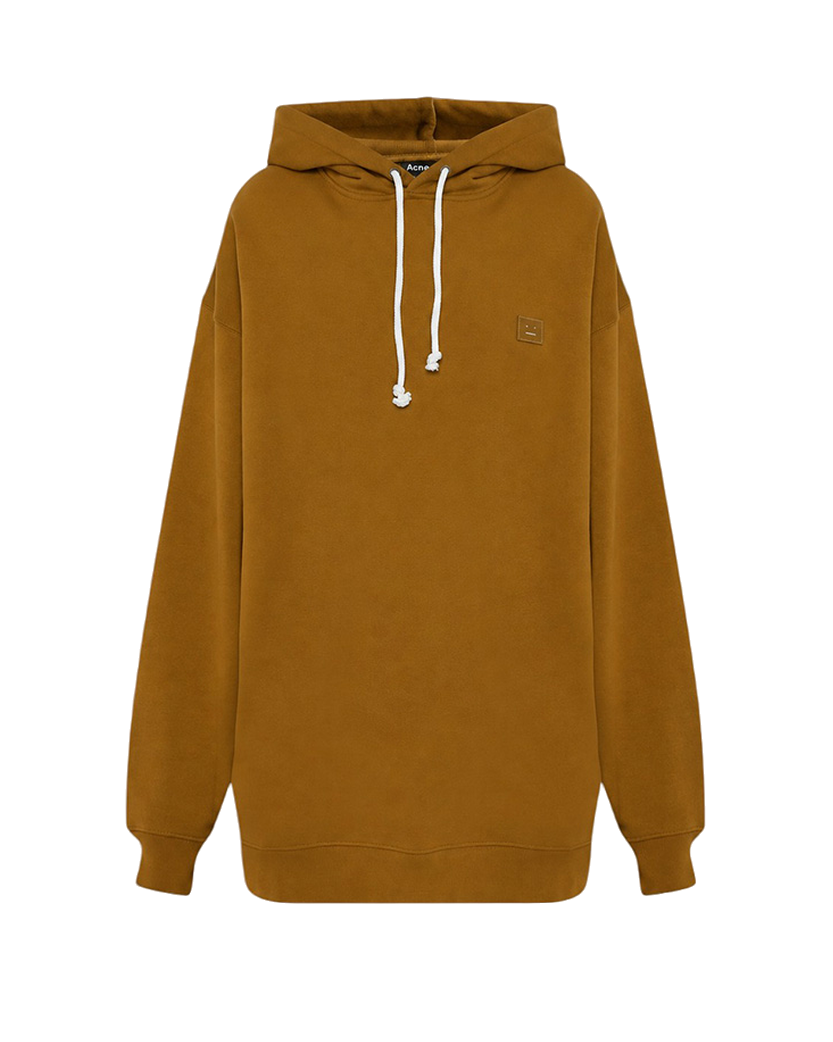 Acne Studios Appliquéd Hoodie Moss Green