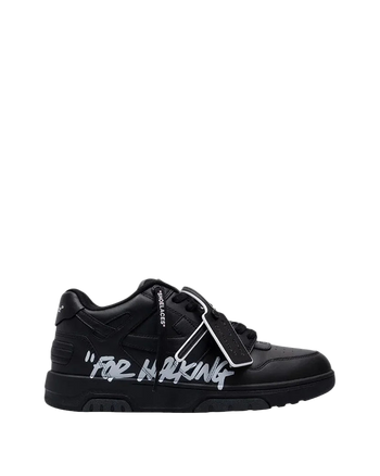 Off White Out Of Office 'For Walking' Sneakers Black-White