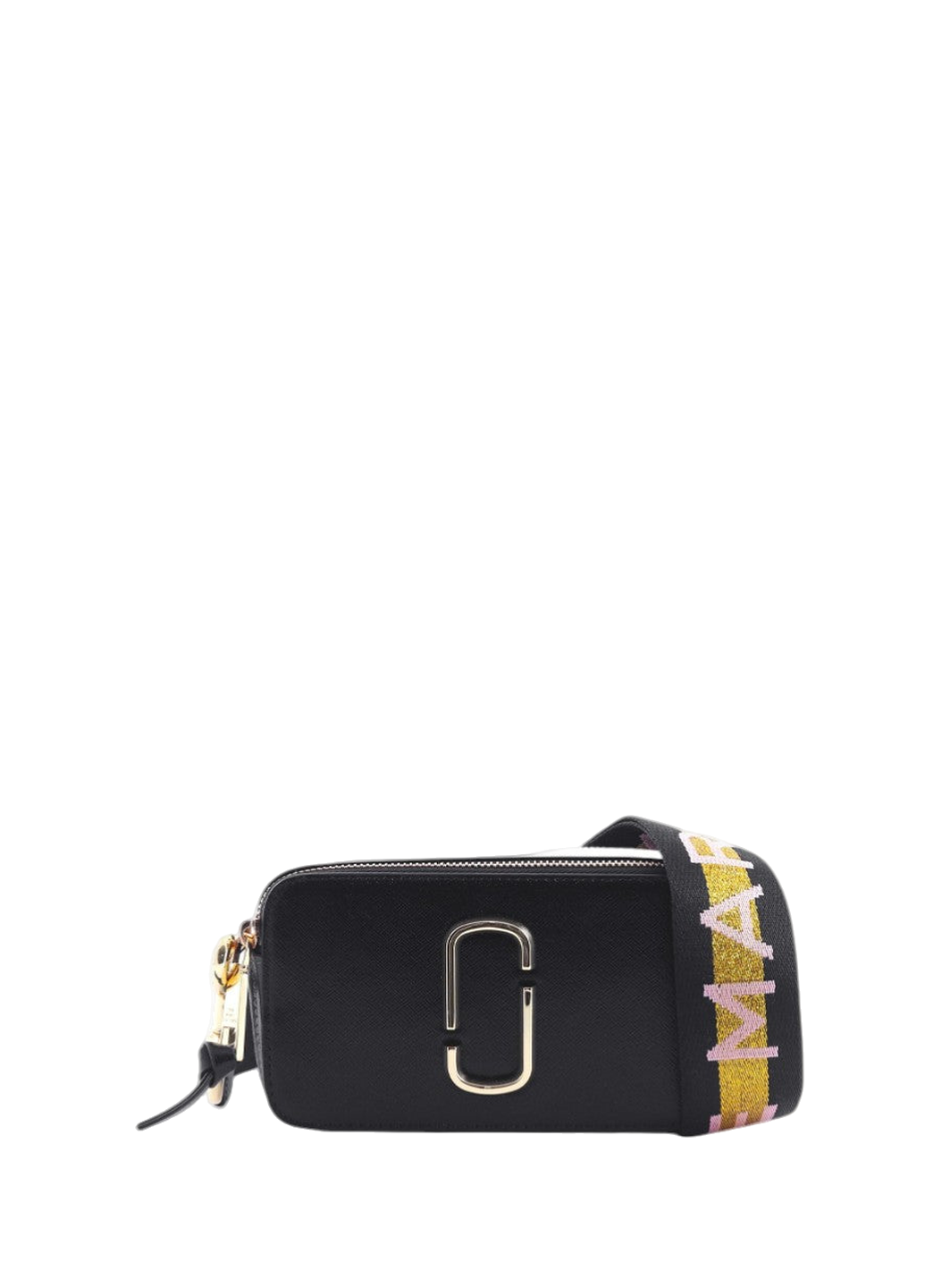 Marc Jacobs The Snapshot Logo Strap New Black Multi