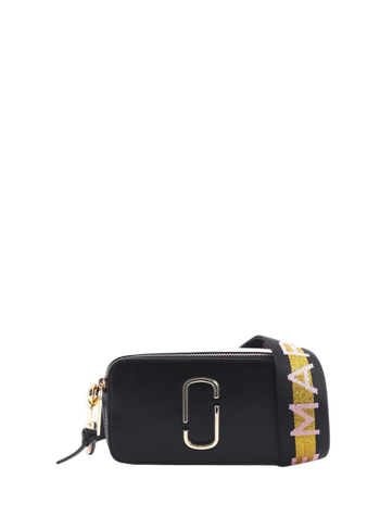 Marc Jacobs The Snapshot Logo Strap New Black Multi